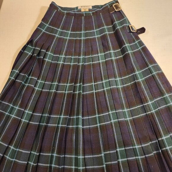 Vintage Burberry Plaid Skirt SZ 8 - Picture 7 of 7